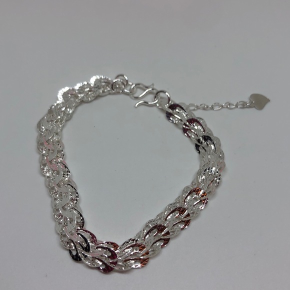 Sterling Silver Phoenix Tail Bracelet - Picture 2 of 10